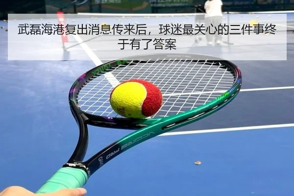 武磊海港复出消息传来后，球迷最关心的三件事终于有了答案